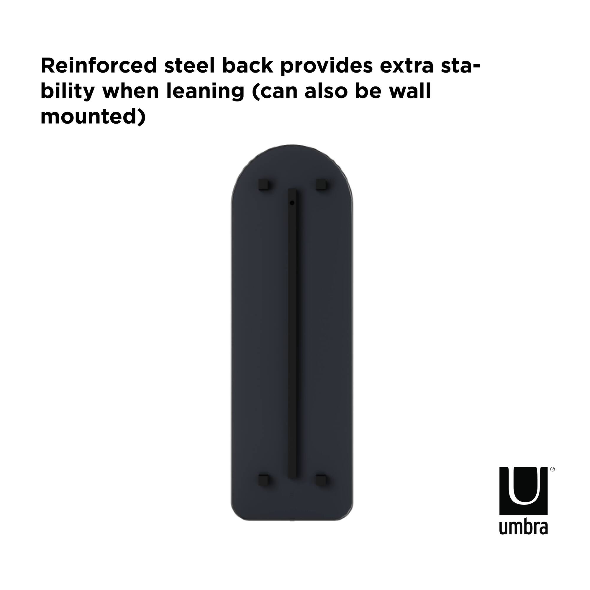 Umbra 62" Titanium Hubba Arched Mirror